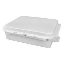 Caixa Plástica Hermética Multiuso Plástica Branca Média Wifi Foto mini 1