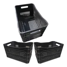 Caixa Plastica Hortifruti Organizadora AgrÃcola 3 Und Foto mini 1