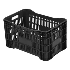 Caixa Plástica Hortifruti Supermercado 60 Litros Empilhável Foto mini 1