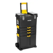 Caixa Plástica Multiuso Vonder Crv 0500 Com Rodas Cor Preto Foto mini 1
