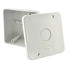 Caixa Plastica Organizadora Camera Cftv C/ Parafuso - 4 Pçs Cor Branco Foto  mini 1