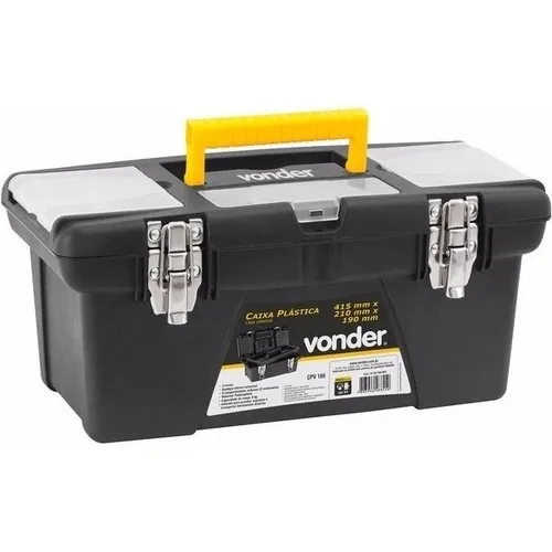 Caixa Plástica Para Ferramentas Com Bandej - Vonder Foto 1