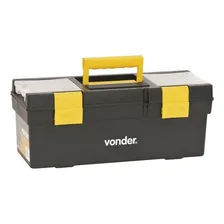 Caixa Plástica Para Ferramentas Organizadora Cpv 0400 Vonder Cor Preto e amarelo Foto mini 1