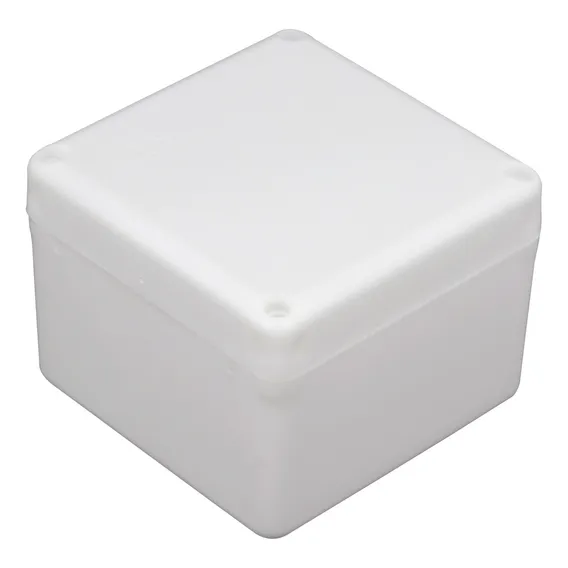 Caixa Plastica Passagem Eletrica 90x90x70mm Branca - Ip44 Foto 1