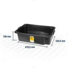 Caixa Plástica Retangular Para Massa 40 Litros - Vonder Foto mini 3