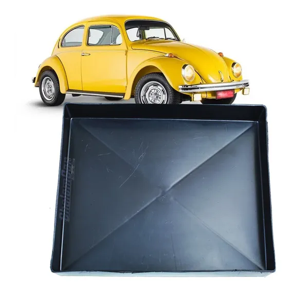Caixa Plástica Suporte Bateria Fusca BrasĂlia Kombi Variant Cor Preto Foto 1