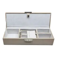 Caixa Porta Joias Com Divisórias Em Pu 28cm Th0056 Btc Foto  mini 1