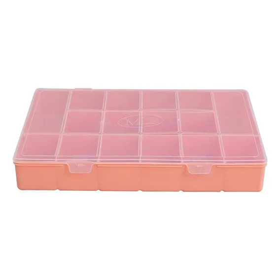 Caixa Pote Box Organizador G Com 16 Divisorias Cor Sortidas Foto 1