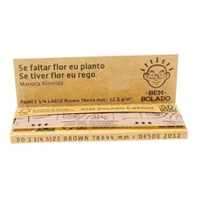 Caixa Seda Bem Bolado 1 1/4 Brown Large 25 Unidades Foto mini 4