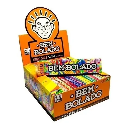 Caixa Seda Bem Bolado C/ 50 King Size Slim Foto 1