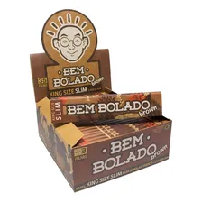 Caixa Seda Bem Bolado King Size Brown Slim 50 Livretos Foto mini 2