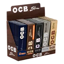 Caixa Seda com 50 Ocb Mix Slim King Size Alta Qualidade Foto mini  3