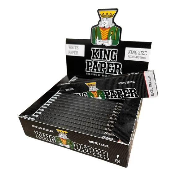 Caixa Seda King Paper White King Size Caixa com 20 Livretos Foto 1