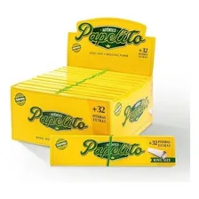 Caixa seda papelito + piteiras seda smoking tradicional sabor sem sabor Foto  mini 1