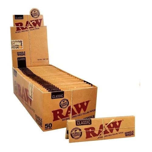 Caixa Seda Raw Classic Single Wide Foto 1