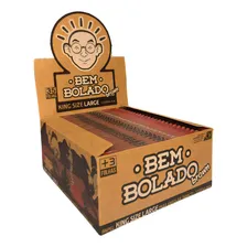 Caixa Seda Smoking Bem Bolado Brown King Size Large Foto mini 1