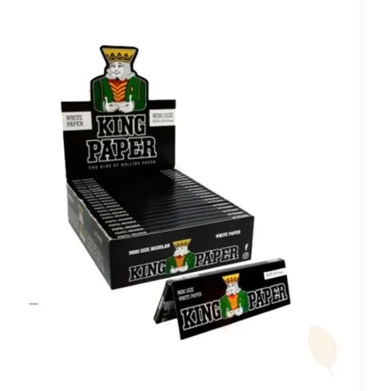 Caixa Seda Tabacaria King Paper Black Atacado Zomo Mini Size Foto 1