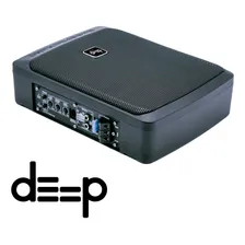 Caixa Slim Amplificada Deep 200w Rms Sub 6x8 Pol Universal Foto  mini 1