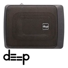 Caixa Slim Amplificada Deep 200w Rms Sub 6x8 Pol Universal Foto mini  2