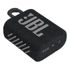 Caixa Som Alto-falante Jbl Go 3 Portátil Com Bluetooth Blue Cor Black Foto  mini 1