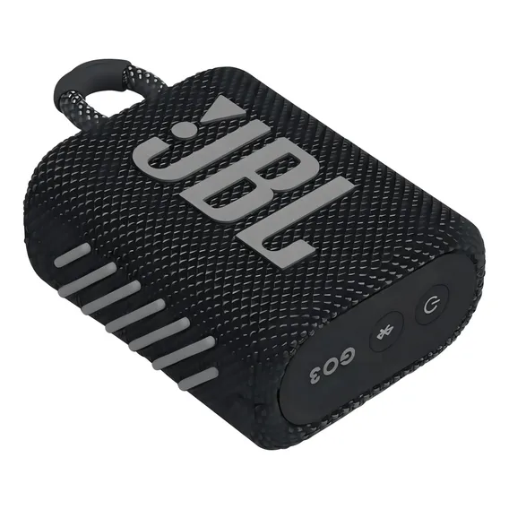 Caixa Som Alto-falante Jbl Go 3 Portátil Com Bluetooth Blue Cor Black Foto 1