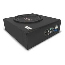 Caixa Som Amplificada Automotiva Sub 8 Pol Módulo Embutido Cor Preto Foto mini  3