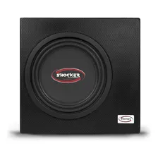 Caixa Som Amplificada Automotiva Sub 8 Pol M贸dulo Embutido Cor Preto 12v Foto mini 4