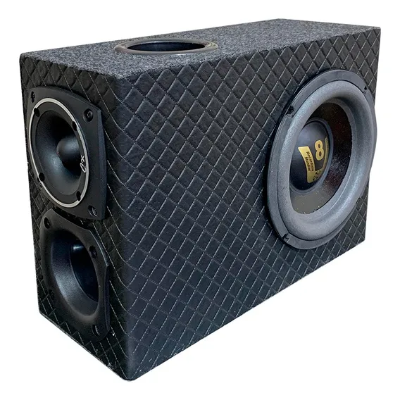 Caixa Som Automotivo Oestesom Slim 400w Rms Driver Subwoofer Foto 1