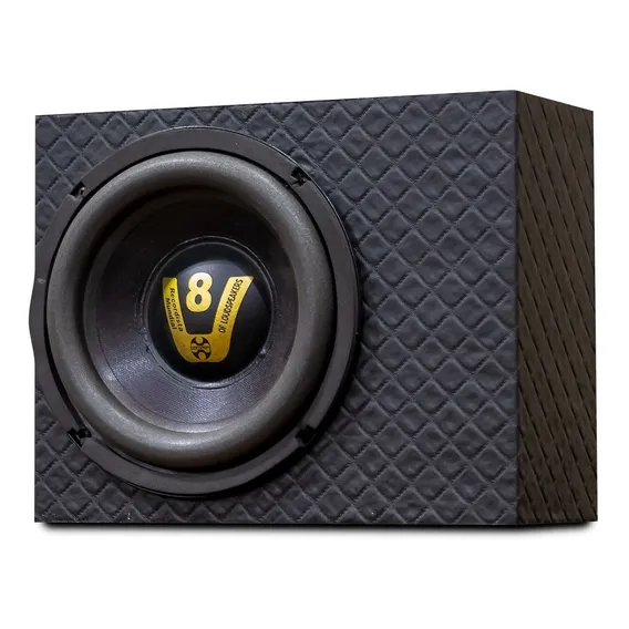Caixa Som Automotivo Super Slim 200w Rms Embaixo Banco Carro Foto 1