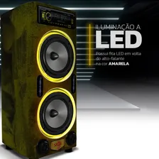 Caixa Som Bob Residencial Amplificada Shutt 500w Bt Usb Skol Foto mini 2