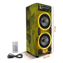 Caixa Som Bob Residencial Amplificada Shutt 500w Bt Usb Skol Foto mini 3