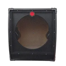 Caixa Som Gabinete Sub Grave 18 P Profissional Vazia Red Box Foto mini  2
