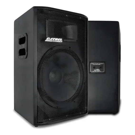 Caixa Som Passiva Falante 15 300w Rms Titanium Datrel Da15-300 Ti Preto Foto 1