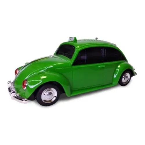 Caixa Som Portatil Fusca Taxi Bluetooth Fm Verde Ws1939bt Foto 1