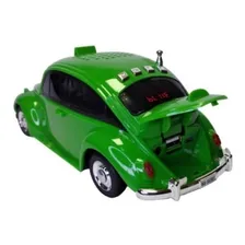 Caixa Som Portatil Fusca Taxi Bluetooth Fm Verde Ws1939bt Foto mini 4