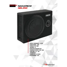 Caixa Som Slim Ativa Nakamichi Sub 8 Pol 600w Amplificada Cor Preto Foto mini 4