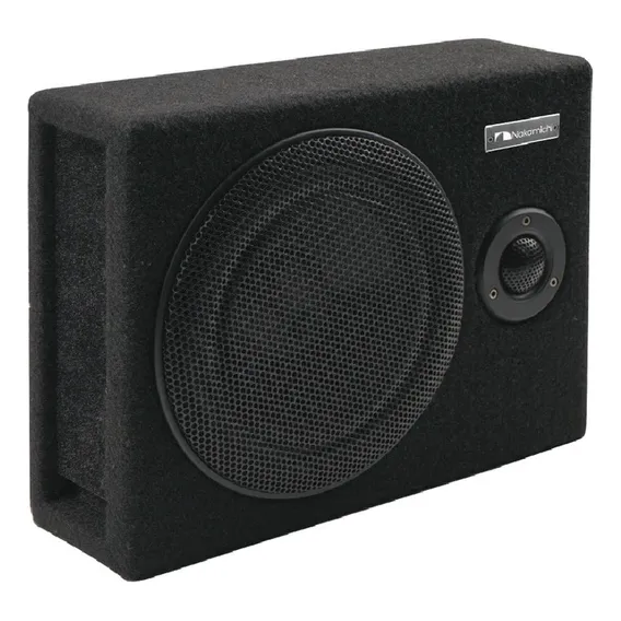 Caixa Som Slim Ativa Nakamichi Sub 8 Pol 600w Amplificada Cor Preto Foto 1