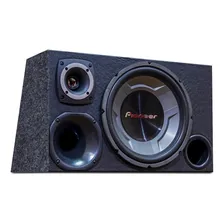 Caixa Som Trio Pioneer 12 Completa + Modulo Taramps Tl 1500 Foto mini 2