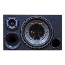 Caixa Som Trio Pioneer 12 Completa + Modulo Taramps Tl 1500 Foto mini 4