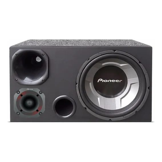 Caixa Som Trio Subwoofer Pioneer 12 + Driver E Tweeter Foto 1