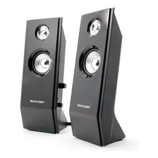 Caixa Subwoofer Som 2.0 P2 Sp091 Pc Note 8w Rms Multilaser SP091 Cor Black Piano Usb Foto mini 4