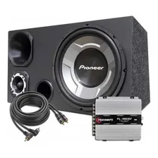 Caixa Taramps 1500 Trio + Pioneer Completa Som Subwoofer Foto  mini 1