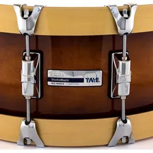 Caixa Taye Studio Maple Java Burst 14x6¨ Com Aros Wood Hoop Foto mini 4