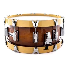 Caixa Taye Studio Maple Java Burst 14x6¨ Com Aros Wood Hoop Foto mini 3