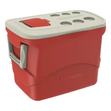 Caixa Térmica Cooler Tropical 50 Litros Vermelha Soprano Foto mini 1