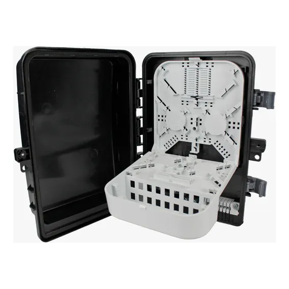 Caixa Terminação Optica Cto Sc/apc 1x8 (completa) - Kit 10un Foto 1