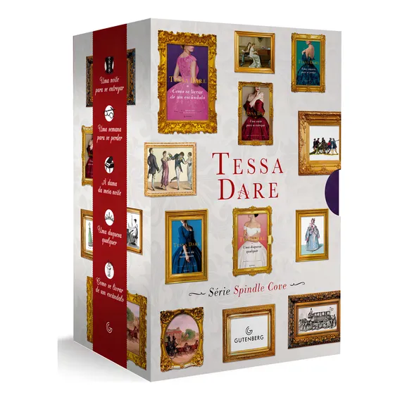 Caixa Tessa Dare - SĂ©rie Spindle Cove, de Dare, T. Editorial AutĂȘntica Editora Ltda., capa mole em portuguĂȘs, 2018 Foto 1