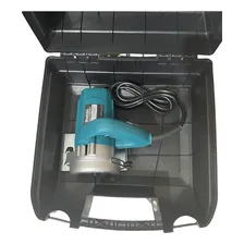 Caixa Tipo Bau Para Acondicionar Serra Marmore Makita Bosch Cor Preto/Amarelo Foto mini 4