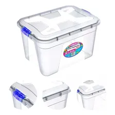 Caixa Transparente Organizadora Multiuso Com 12 Litros Foto  mini 1