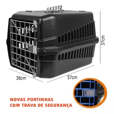 Caixa Transporte N5 Cachorros Caixa De Transporte Para Cães Cor Azul Foto mini 3